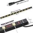 thumbnail image 3 of ZESEN Protector contra sobretensiones de regleta larga resistente de 10 tomacorrientes con cable de 4 pies para banco de trabajo de taller de garaje, certificado ETL, negro, 3 of 5