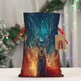 thumbnail image 5 of Naloa Celestial Stag Cosmic Glow Drawstring Christmas Bags, 3D Xmas Gift Bags, Christmas Wrapping Bags, Xmas Goodie Bags, Treat Pouch Bags, Party Favor Bags-Medium, 5 of 9