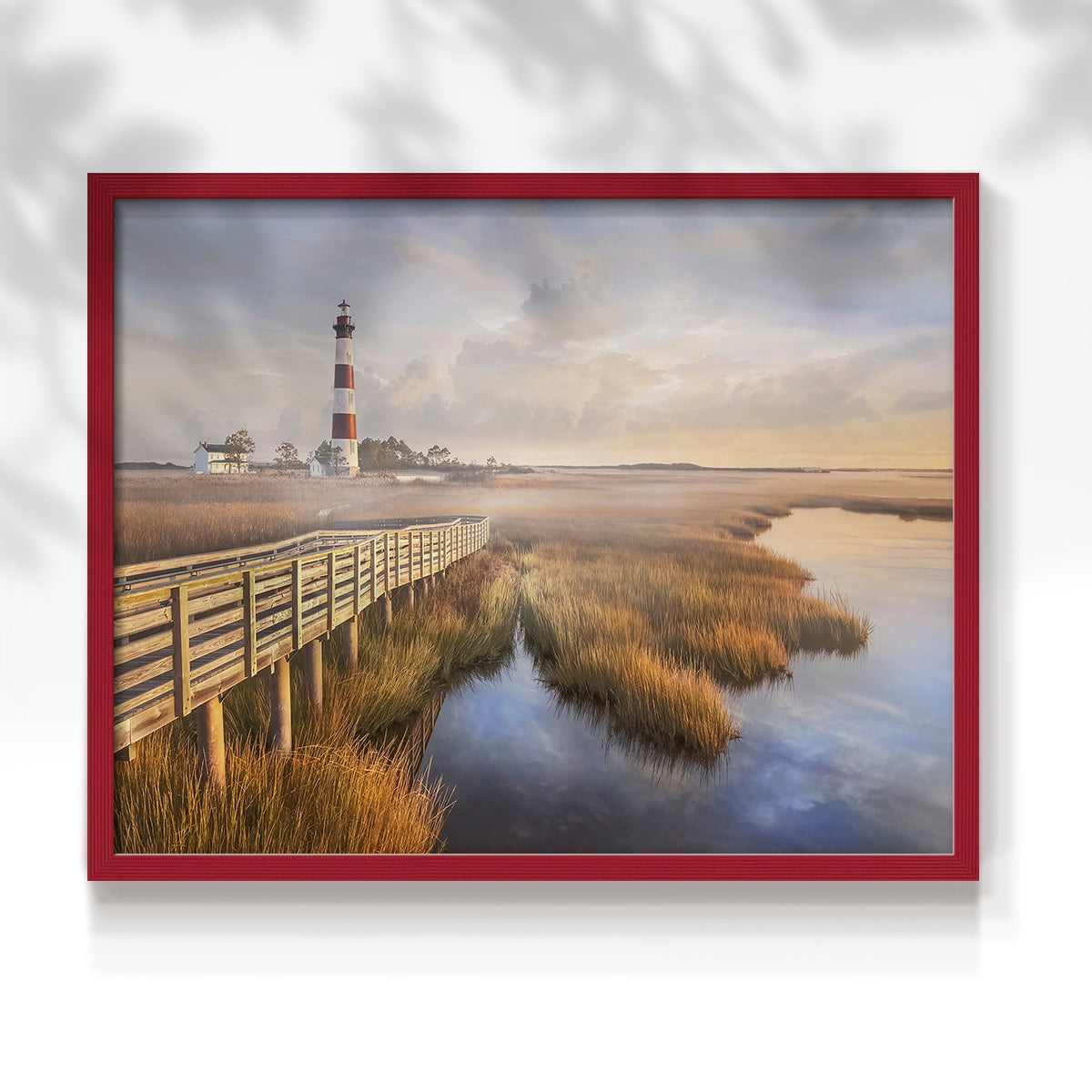 Private Path II by Mike Calascibetta - Restickable Framed Giclée Print