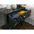 thumbnail image 2 of Linon Ginzel 2-Drawer Nightstand, Black and Gold Finish, 2 of 17