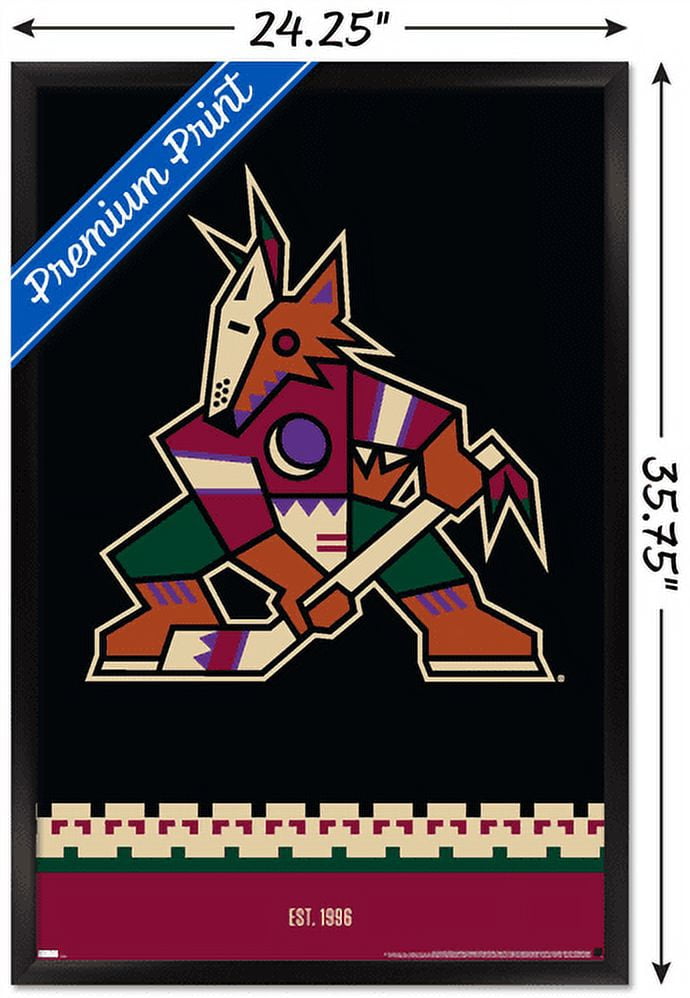 NHL Arizona Coyotes - Logo 21 Wall Poster with Pushpins, 22.375