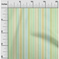 thumbnail image 1 of oneOone Cotton Poplin Fabric Multicolor Stripe Print Fabric By The Yard 56 Inch Wide, 1 of 3