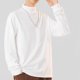 thumbnail image 1 of pstuiky camisas de hombre de manga larga, Blusas y camisas de cuello redondo de manga larga cálidas de color sólido casuales de moda para hombre camisetas de hombre m, 1 of 8