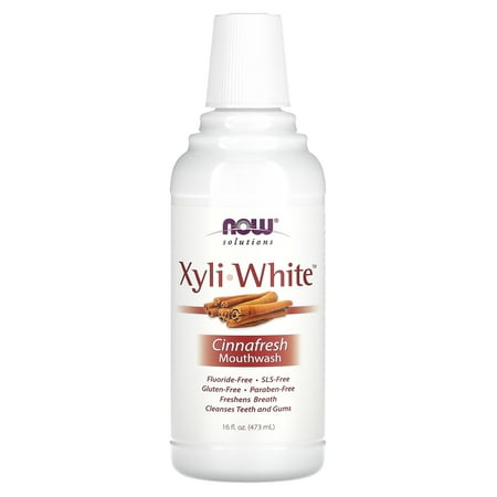 NOW Foods Solutions, XyliWhite Mouthwash, Cinnafresh, 16 fl oz (473 ml)
