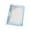 D, variant on Two Color Zipper Notebook Cover, Transparent PVC Soft Cover Binder, A5 Loose-leaf Folder, Storage Organizer for Notes and Documents(D)
