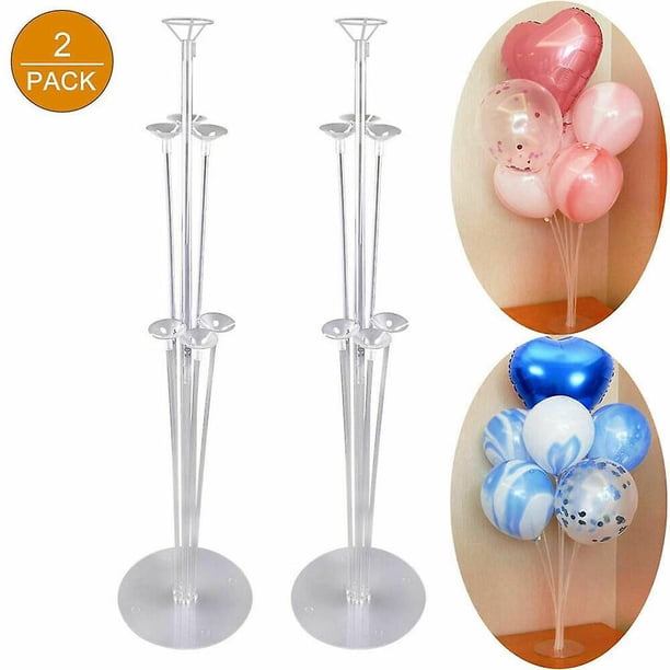 Soporte para globos Kit de soporte para globos Soporte para globos Soporte para globos Suministros de decoración para fiestas transparentes para fiestas de cumpleaños y decoraciones de bodas Cere