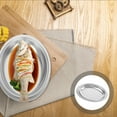 thumbnail image 3 of Food Serving Tray Steaming Fish Plate Metal Plate Serving Tray for Steaming Fish, 3 of 9