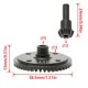thumbnail image 3 of For Arrma 1/8 Kraton 6s 1/7 Fireteam Wave Box Twill Gear 10-43T RC Crawler Car Truck Upgrade Parts, 3 of 5