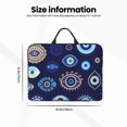 thumbnail image 3 of Laptop Sleeve Case Bag Protective Carrying Case with Handle for 14 inch Laptop, Magic Evil Eyes, 3 of 7