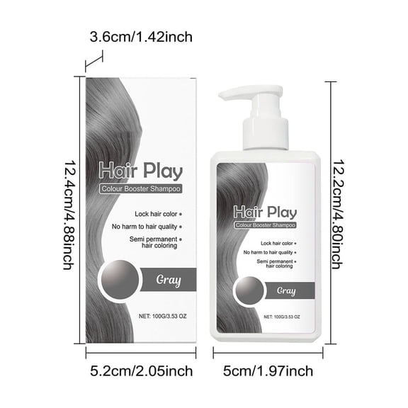 Hair Dye Shampoo,Hair Shampoo,Vibrant Long-Lasting Shine,Hydrating Solid Color Shampoo for Vibrant Hair - 100ml Travel Size | Sulfate-Free & Eco-Friendly Formula(MulticolorD)