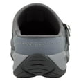 thumbnail image 3 of EASY SPIRIT Womens Gray Removable Insole Comfort Arch Support Buckle Accent Equinox Round Toe Wedge Slip On Leather Clogs 10 M, 3 of 3
