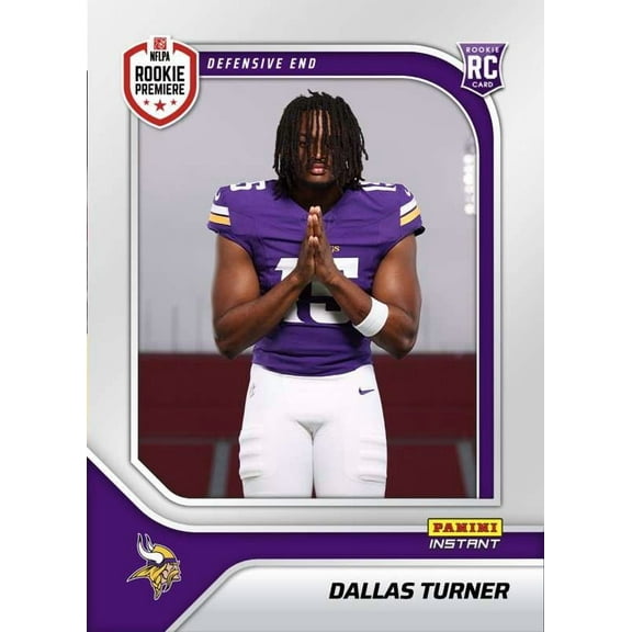 NFL 2024 Instant RPS First Look Football     Dallas Turner RPSFL-7 (Rookie)