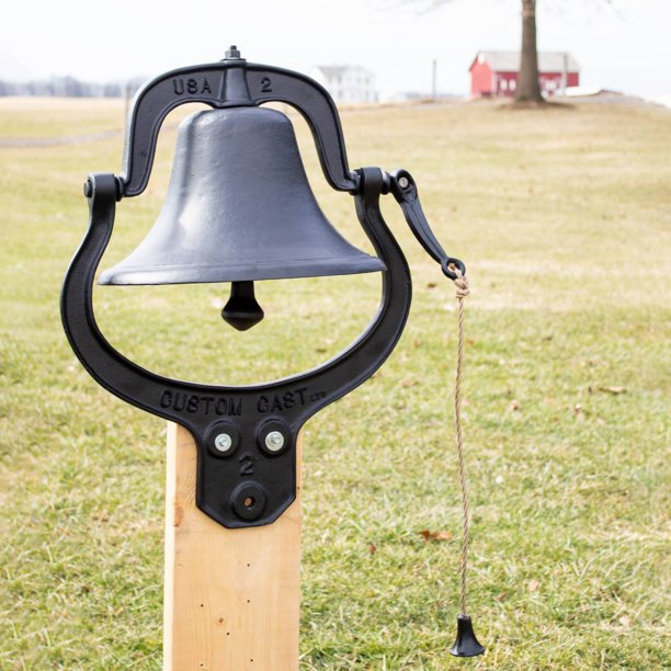 Lehman's Farm Dinner Bell Classic Ringing Cast Aluminum 14 inch