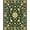 Green, Pattern 5, variant on ODIKA 4' x 6' Machine Washable Non-Slip Area Rug, Middle Eastern Flower High Traffic Rug, Gold, 200334