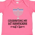 thumbnail image 4 of Inktastic My 1st Hanukkah Celebration Boys or Girls Baby Bodysuit, 4 of 5