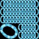 thumbnail image 1 of Leis LED hawaianos Sherr, 48 unidades, color azul claro, 100 cm, iluminados, 1 of 7