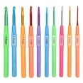 thumbnail image 2 of Crochet Supplies,10pcs Crochet Hooks Comfortable Crochet Hook Kit Crochet Needle Time-Tested Durability, 2 of 9