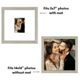 thumbnail image 5 of Americanflat 14x14 Wedding Signature Picture Frame - 5x7 Picture Frame with or 14x14 Frame without Mat - Driftwood, 5 of 6