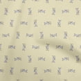 thumbnail image 1 of oneOone Polyester Spandex Light Yellow Fabric Animal Sewing Craft Projects Fabric Prints By Yard 56 Inch Wide, 1 of 5