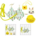 thumbnail image 3 of Conjunto de vestido para mascotas de animales pequeños, de Chinchillas de conejo, ropa para fiesta de otoño y diario Sandía_L Yinane Arnés para vestido de conejo, 3 of 7