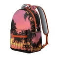 thumbnail image 2 of Reliable Hawaii Tropical Wind Palm Leaves Backpack: Large Capacity Daypack for Students with Padded Laptop Compartment, Perfect for High School & College Commute, A Great Gift for Women & Men, 2 of 6