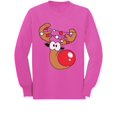 thumbnail image 1 of Tstars Boys Unisex Christmas Shirts Gift for Son Daughter Grandson Granddaughter Cute Reindeer Kids Family Holiday Shirts Xmas Party Christmas Gifts for Boy Toddler Kids Long Sleeve T Shirt, 1 of 6