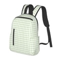 thumbnail image 2 of Daiia Green Checkboard School Backpack for Men and Women Lightweight Backpack Durable Backpack Water-Resistant,Travel,Work Bag, 2 of 9