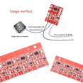 thumbnail image 4 of 200Pcs TTP223 Touche Tactile Commutateur Module Toucher Bouton Auto-Verrouillage/pas de Verrouillage Commutateurs Capacitifs Canal Unique, 4 of 7