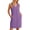 Purple, variant on Npasoilc Button Front Linen Pocket Dresses for Women Sleeveless V-Neck Loose A-Line Mini Dress