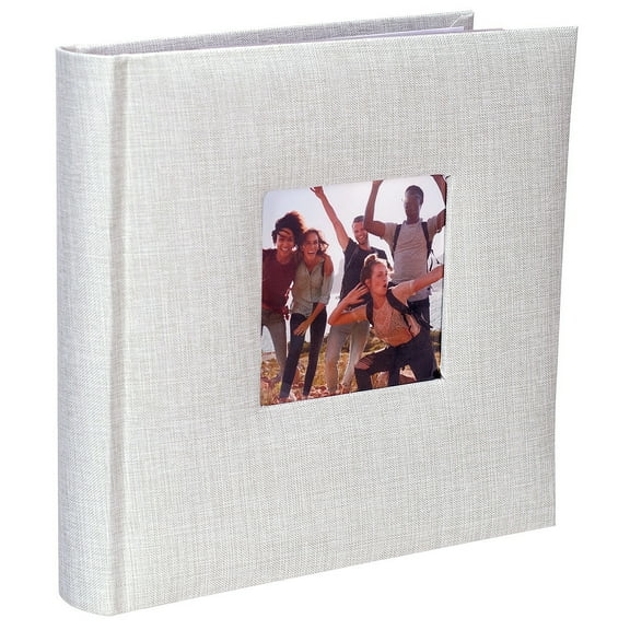 GREY FABRIC 2-up album by Malden - 4x6