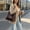 Coffee, variant on Crossbody Bags for Women Trendy Vegan Leather Hobo Purses Shoulder Handbags Wide Shoulder Strap
