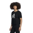 thumbnail image 4 of Reebok Women's Cropped Graphic Tee with Side Slits, Sizes XS-XXXL, 4 of 6