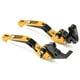 thumbnail image 3 of Manijas De Embrague De Freno, Palancas De Embrague De Freno De Motocicleta Reemplazo De Resistencia Al Desgaste Para YAMAHA MT 09 Tracer 2015-2021 Para Modificación Cergrey Oro, 3 of 8