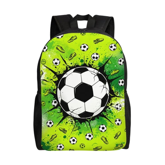 Soccer Backpacks Travel Laptop Backpack Lightweight Bookbags Casual Daypack