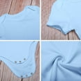 thumbnail image 6 of Daddy Is My Superhero - Baby Clothes - Funny Newborn Bodysuit Outfits for Boys And Girls Sky Blue-style 9months, 6 of 7