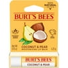 Burt's Bees Coconut and Pear Lip Balm, 1-Pack, 0.15 oz.