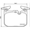 thumbnail image 4 of Brembo Brake Pad P06096 FMSI Number D1880-8822; Low-Metallic; Set Of 4, 4 of 4