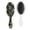 White-226, variant on Detangling Hair Brush with Bohemian Floral Artistic Print, Vintage Fashion Paddle Hairbrush, Soft Bristle Brush for Long Thick Hair