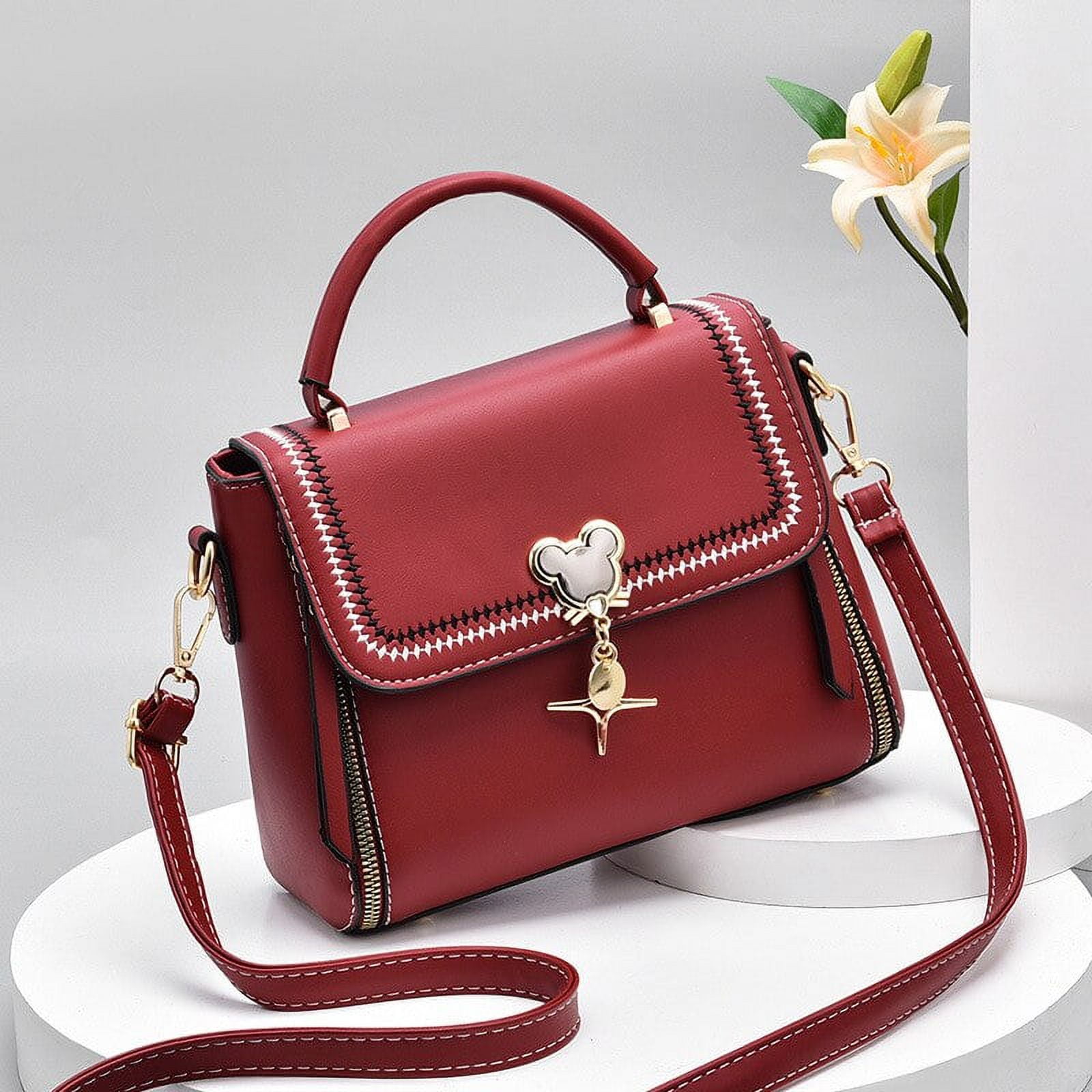 CoCopeaunt Candy Color Shoulder Bags For Women Solid Color Pu Leather Mini  Crossbody Bag Casual Female Messenger Handbag Purse Totes Clutch 