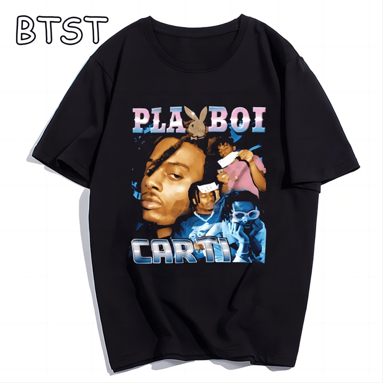 New Playboi Carti printed T-shirt hypebeast vintage 90s rap hip hop t shirt  Fashion Design Casual T Shirt Tops Hipster Men Clothes size XXS to 4XL 