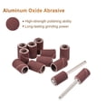 thumbnail image 3 of Uxcell 100 Pack 1/4 Inch Sanding Sleeves Sandpaper Set 600 Grit with 2 Pack 1/8 Inch Drum Mandrels for Rotary Tools, 3 of 5