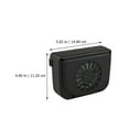thumbnail image 2 of ELAYARD 2pcs Black Plastic Solar Car Exhaust Fan for Temperature Reduction, 2 of 7