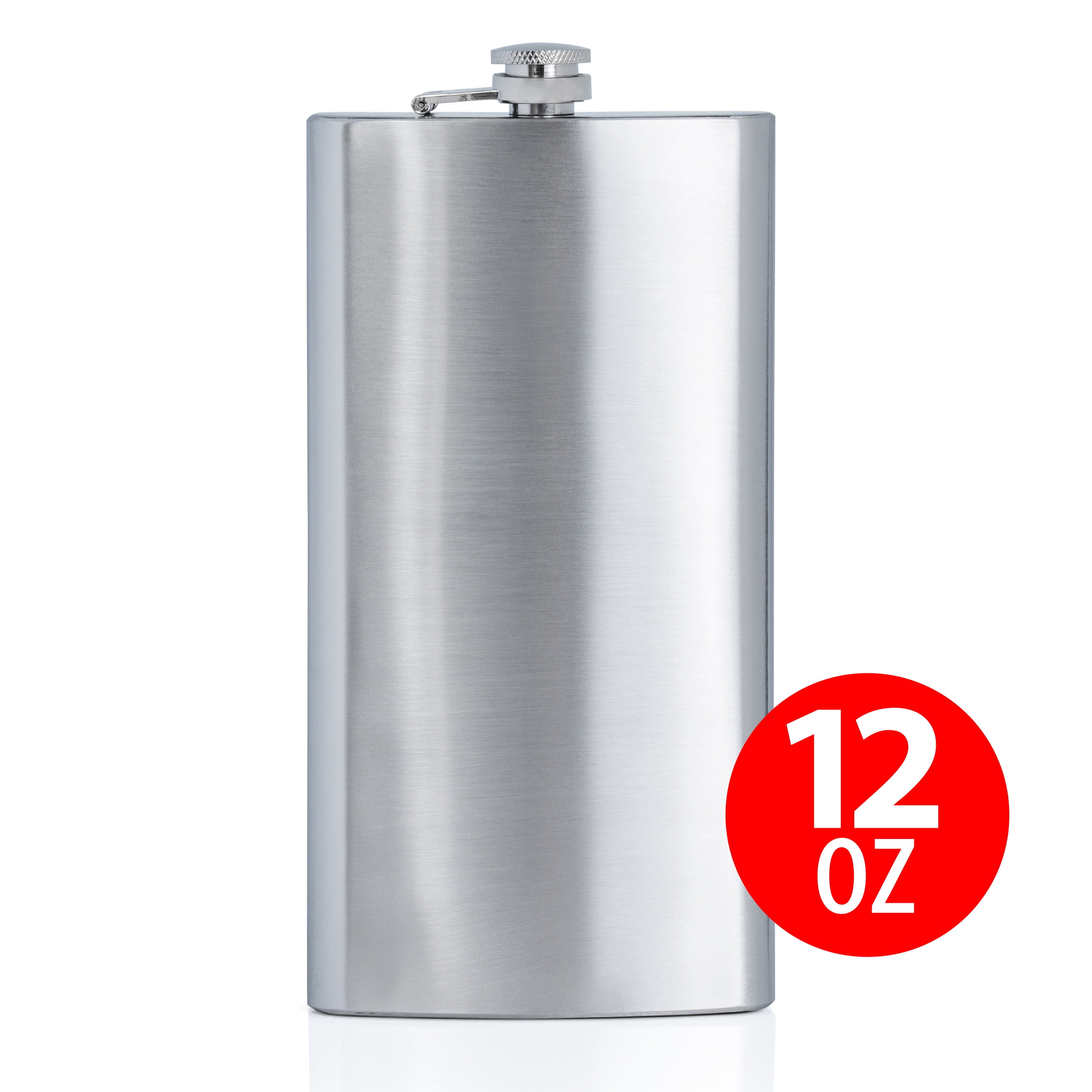 Set of 8 FF Elaine Stainless Steel Flasks,Easy Pour Funnel is Included 6 Oz