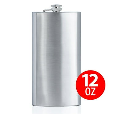 Maxam 12oz Stainless Steel Flask