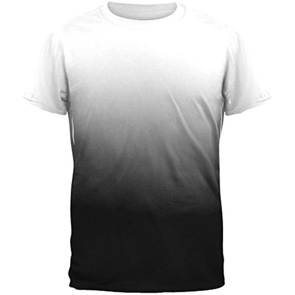 Fade to Black All Over Mens T Shirt Multi SM