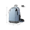 thumbnail image 3 of TOTTO Mochila Ergonómica Chica Repelente a Líquidos | Senderismo - Viaje - Camping | 35 L SUMMIT 32 azul CH, 3 of 6