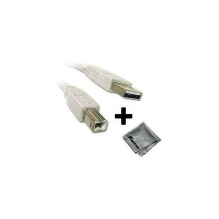 - HP Deskjet 3910 Color Inkjet Printer Compatible 10ft White USB Cable A to B P...
