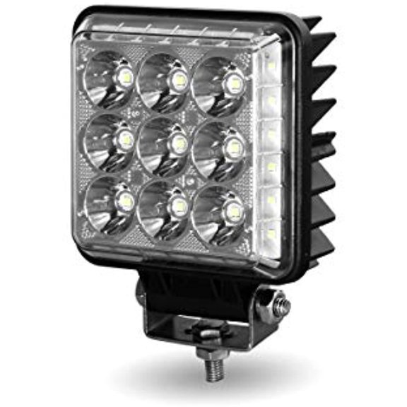 Trux Accessories TLED-U120 Next Generation Universal White Square Work Light with 360 Degree Side Diodes (33 Diodes) - 4000 Lumens