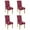 color278, variant on Chair Covers for Dining Room 4 Pack, Stretch Ethnic Tribal Dining Chair Covers, Washable Kitchen Slipcovers, Removable Seat Protector for Home or Gathering
