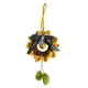 thumbnail image 1 of Adorno colgante para coche con girasoles y campanas, colgante para espejo de coche, decoración interior de coche, accesorios para coche, 1 of 4